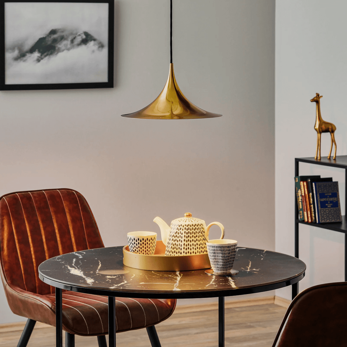 Semi Swag Pendant Light