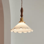 Flower Petals Swag Pendant Lamp
