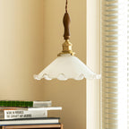 Flower Petals Swag Pendant Lamp