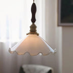 Flower Petals Swag Pendant Lamp