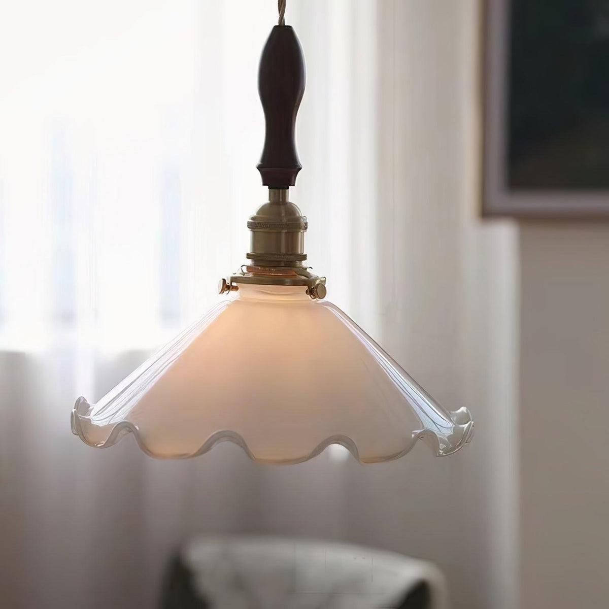 Flower Petals Swag Pendant Lamp