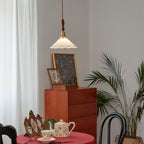 Flower Petals Swag Pendant Lamp