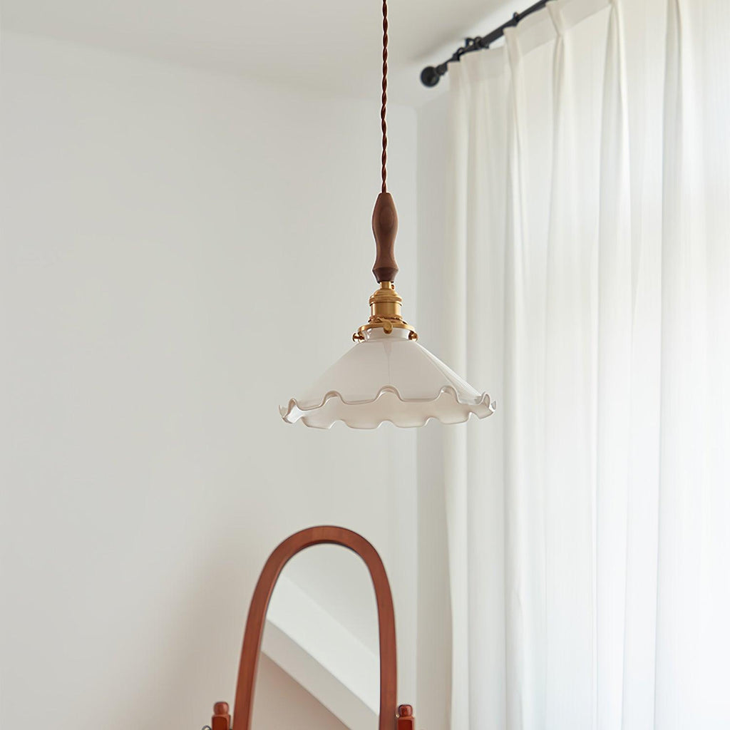 Flower Petals Swag Pendant Lamp
