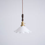Flower Petals Swag Pendant Lamp