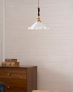 Flower Petals Swag Pendant Lamp