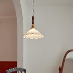 Flower Petals Swag Pendant Lamp