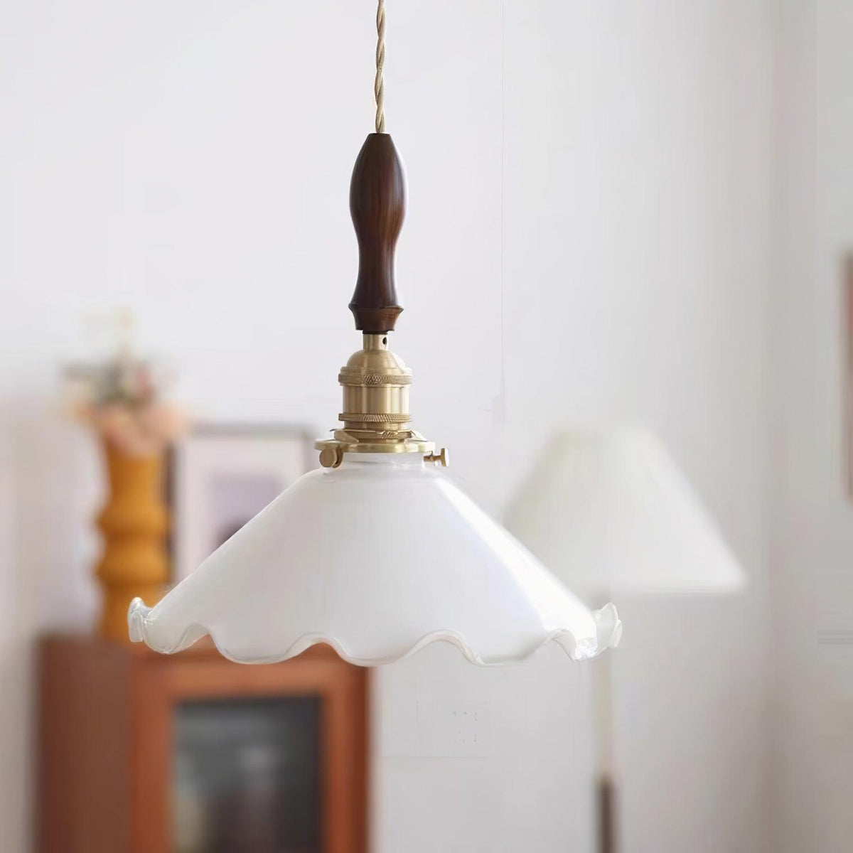 Flower Petals Swag Pendant Lamp