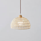 Rattan Arch Swag Pendant Lamp