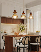 Tiffany Stained Glass Swag Pendant Lamp