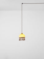 French Tassels Brass Pendant Swag Light