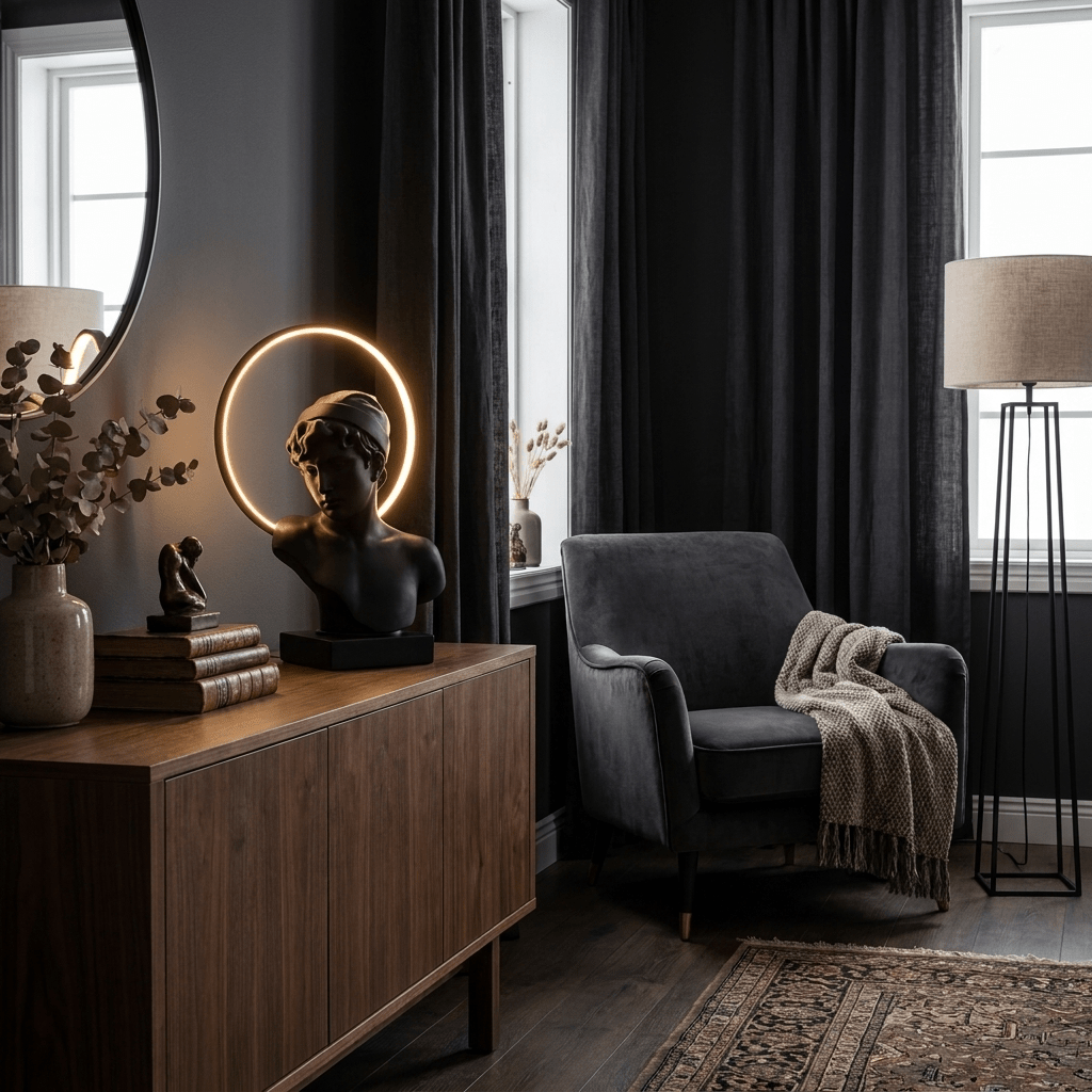 Halo Muse Sculptural Table Lamp