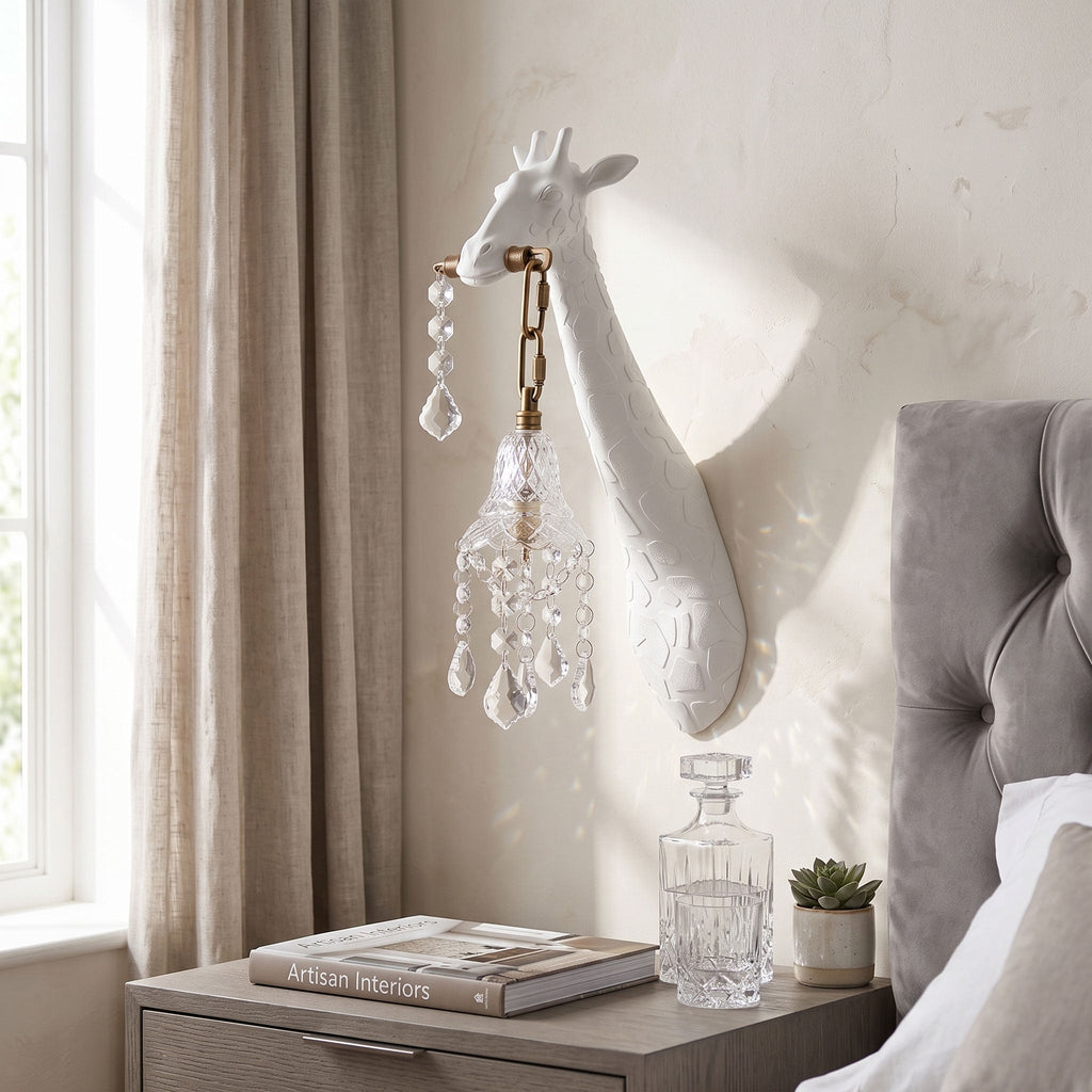 Giraffe Crystal Wall Lamp