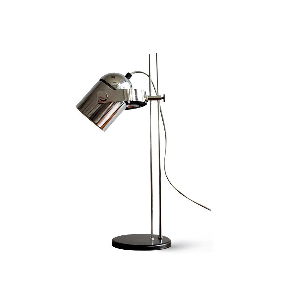 ∅ 5.9″ x H 19.7″ / Dia 15cm x H 50cm / Chrome & Black / US Plug