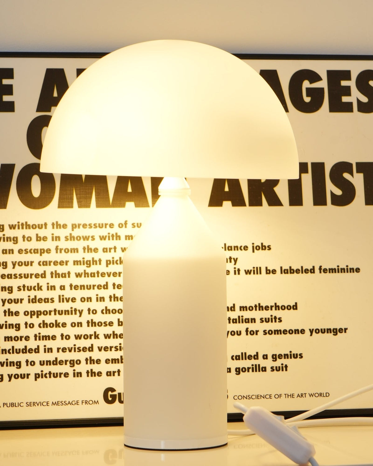 Dorsey Glass Mushroom Table Lamp