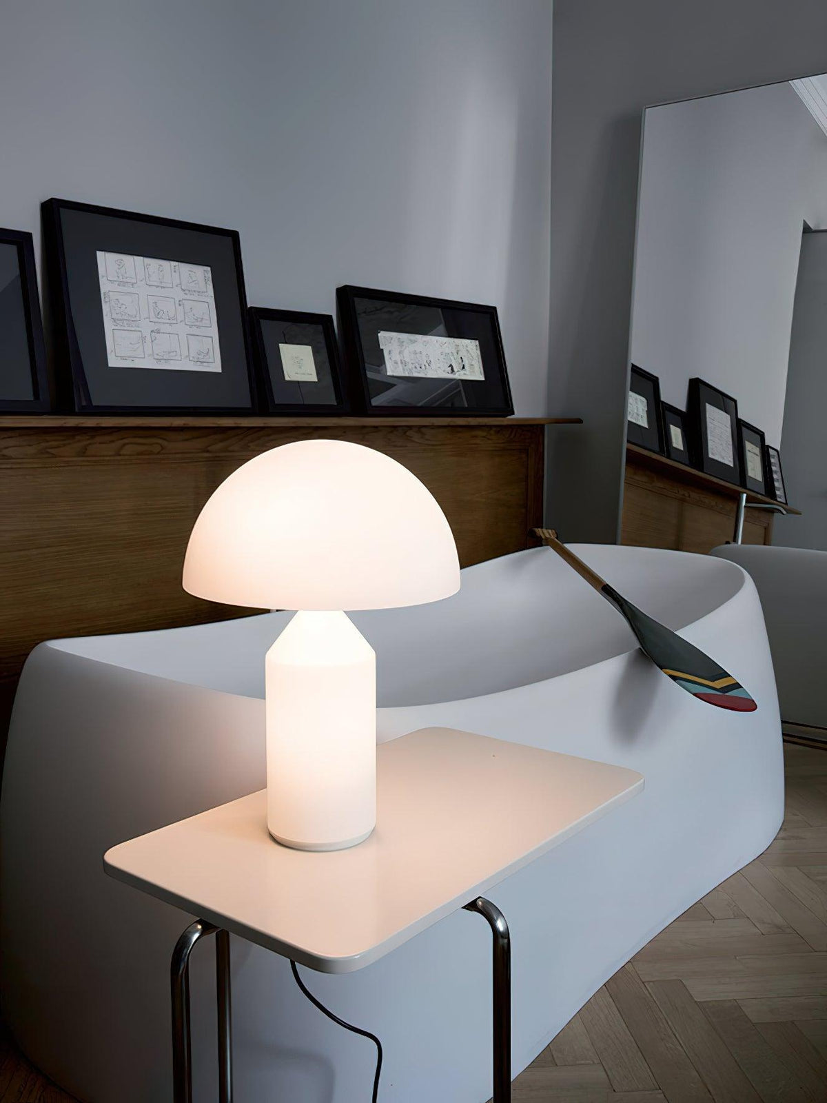 Dorsey Glass Mushroom Table Lamp