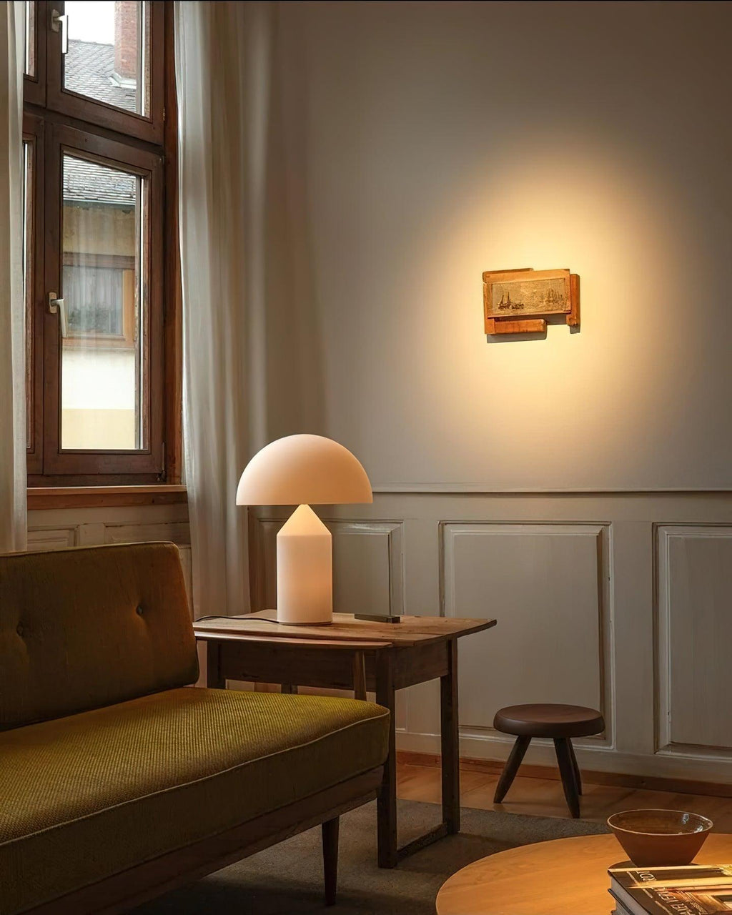Dorsey Glass Mushroom Table Lamp