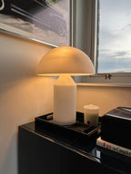 Dorsey Glass Mushroom Table Lamp