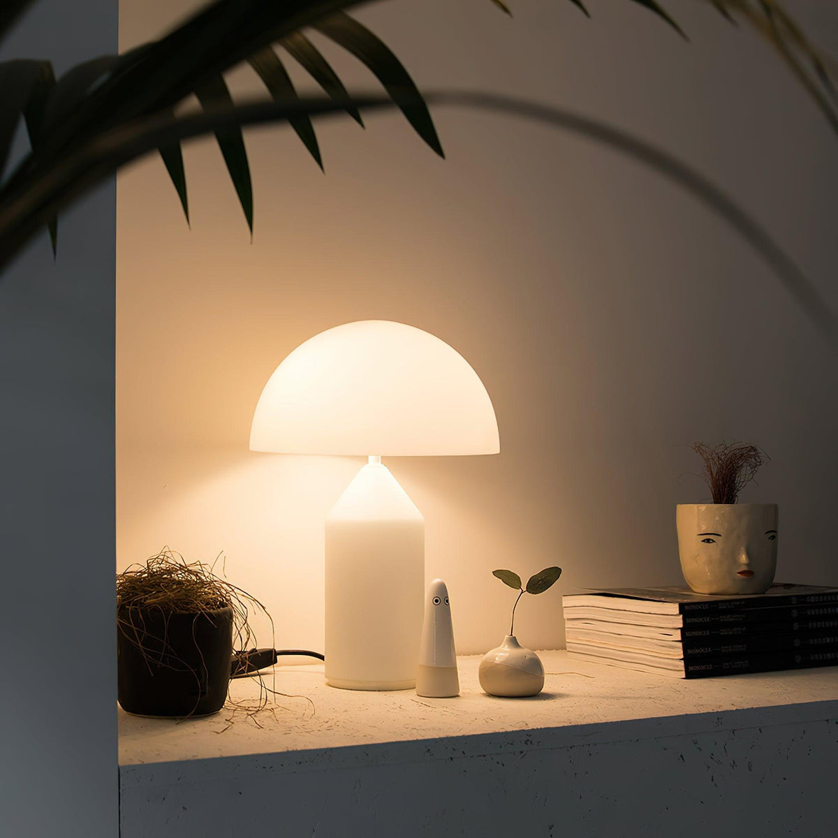 Dorsey Glass Mushroom Table Lamp