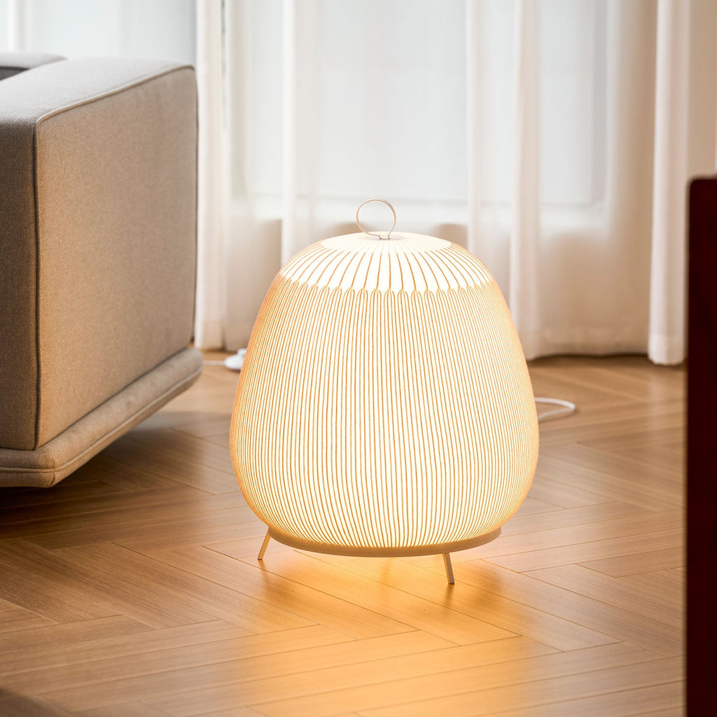 Lantern Knit Table Lamp