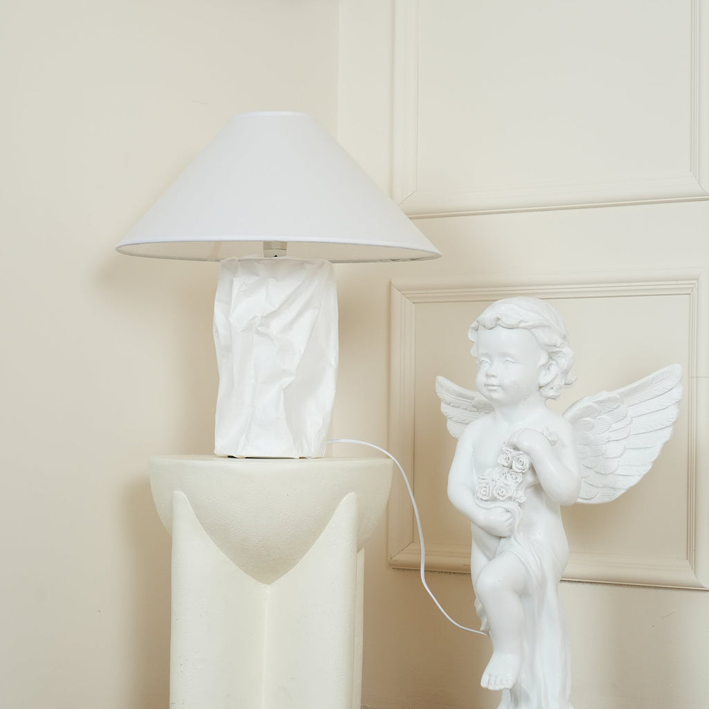 Crinkle Paper Table Lamp