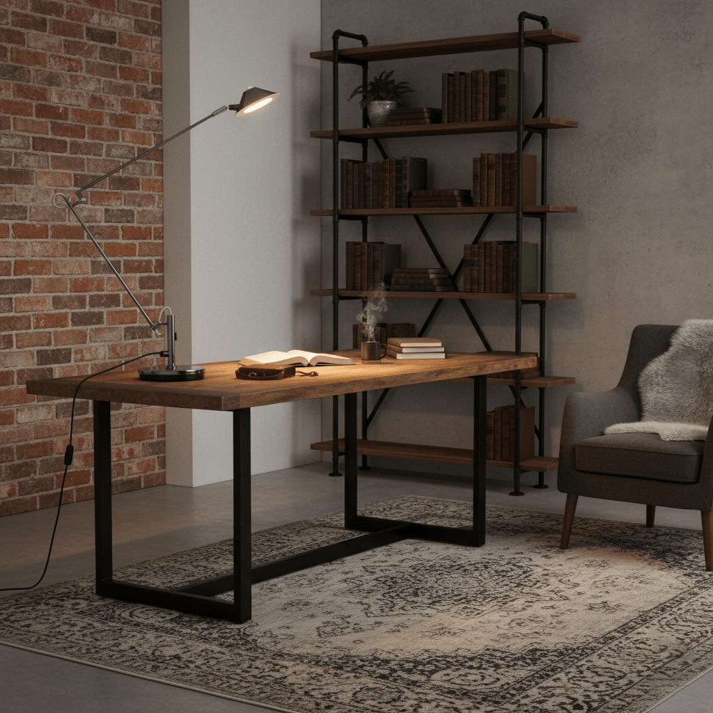 Adjustable Black Office Task Lamp