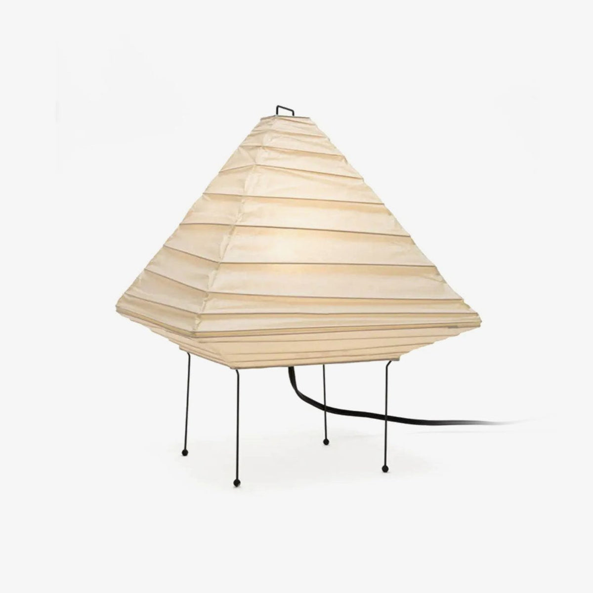 Kiyoshi Rice Paper Pyramid Table Lamp