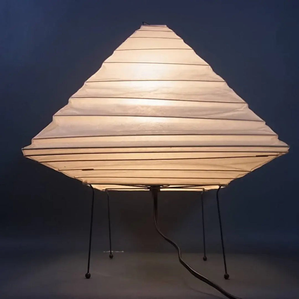 Kiyoshi Rice Paper Pyramid Table Lamp