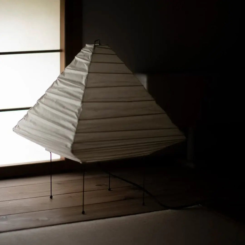 Kiyoshi Rice Paper Pyramid Table Lamp