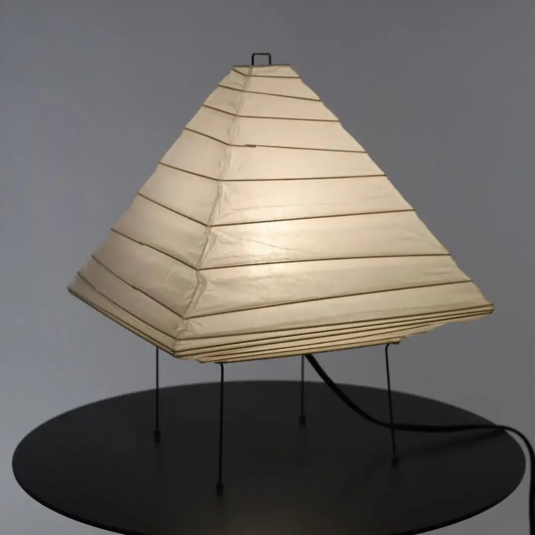 Kiyoshi Rice Paper Pyramid Table Lamp