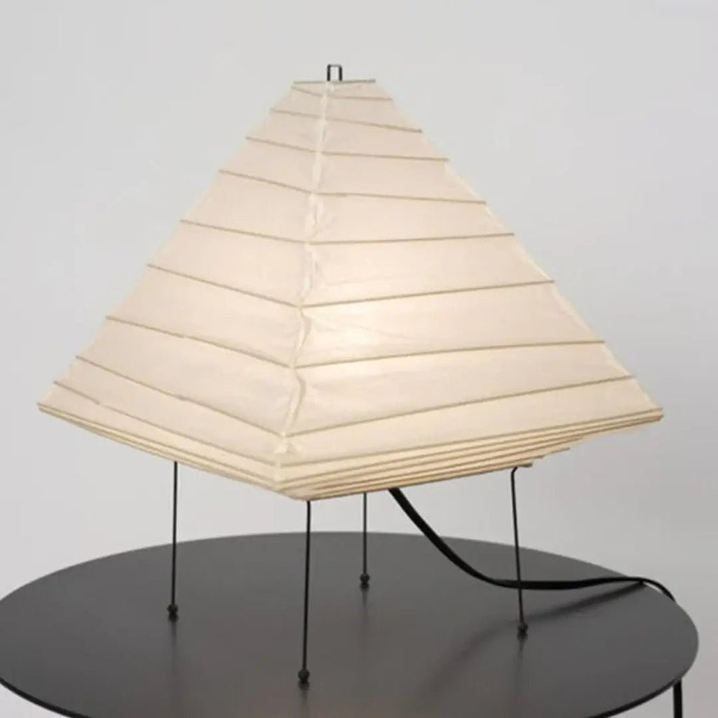 Kiyoshi Rice Paper Pyramid Table Lamp