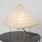Kiyoshi Rice Paper Pyramid Table Lamp