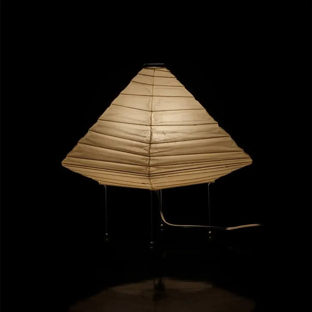 Kiyoshi Rice Paper Pyramid Table Lamp
