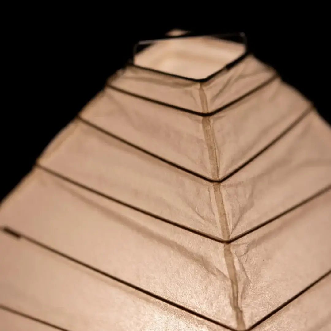Kiyoshi Rice Paper Pyramid Table Lamp