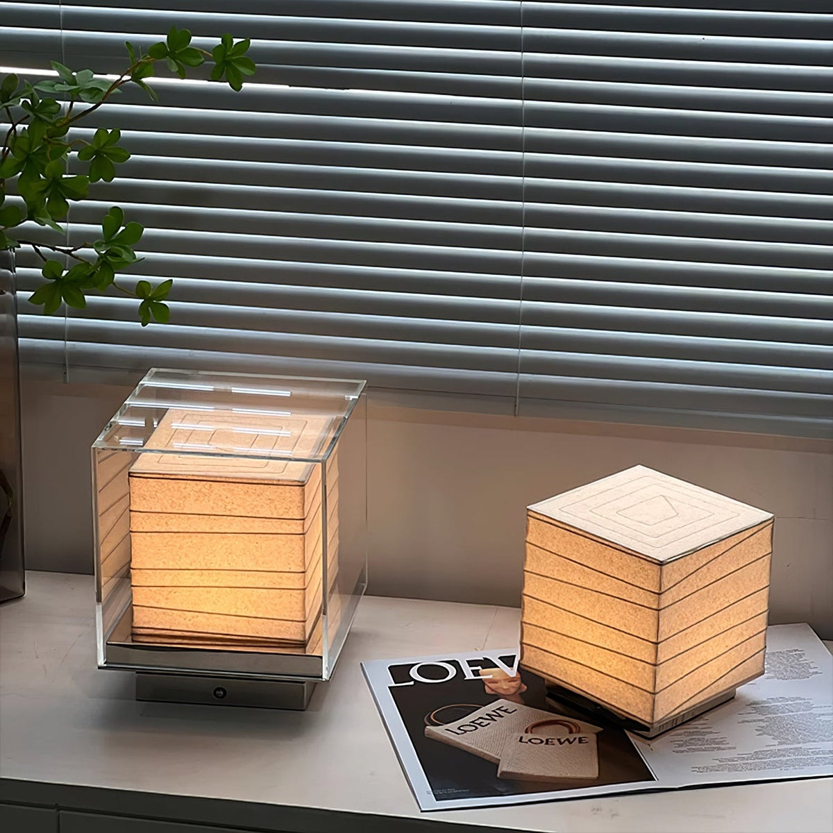 Lumo Cube Table Lamp