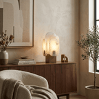 Luma Alabaster Panel Table Lamp