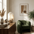 Luma Alabaster Panel Table Lamp