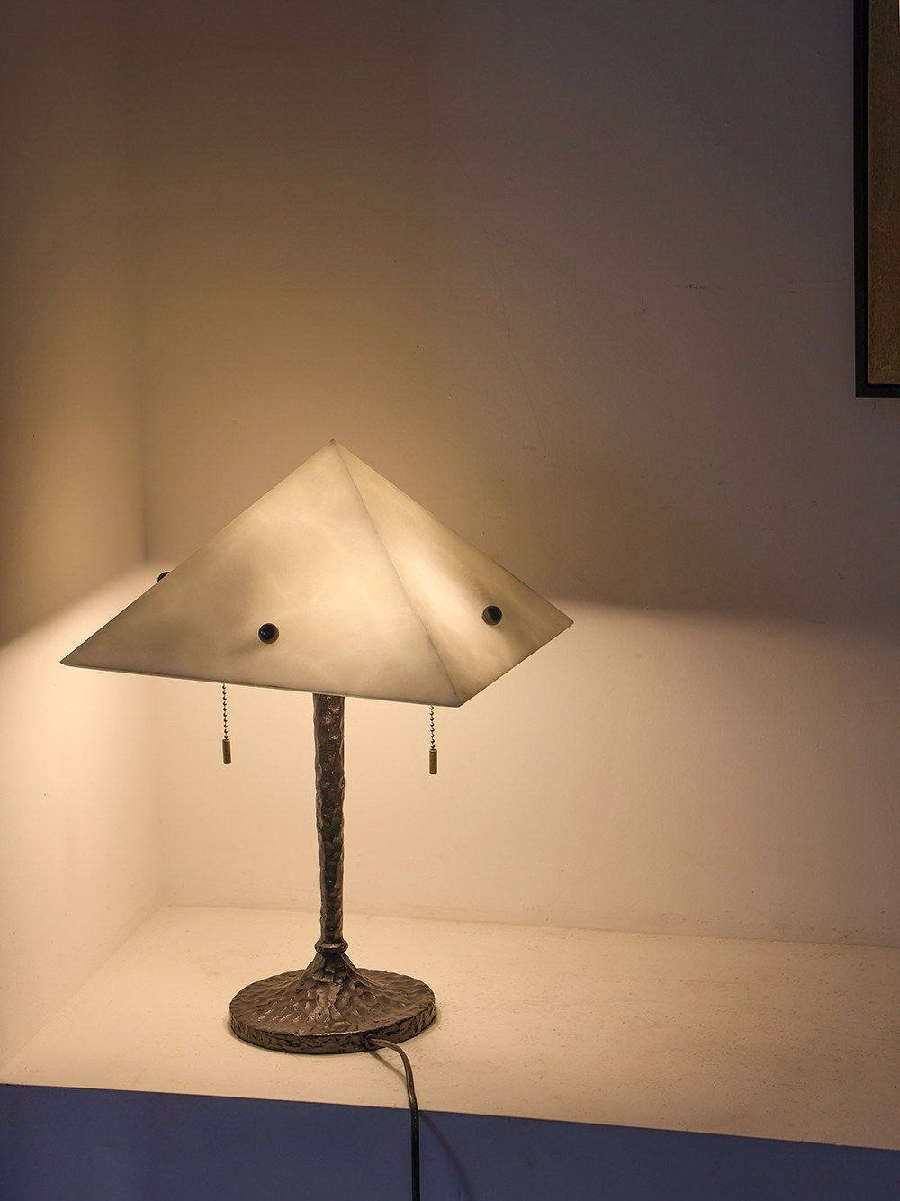 Apex Alabaster Prism Table Lamp