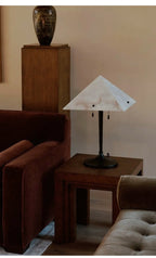 Apex Alabaster Prism Table Lamp