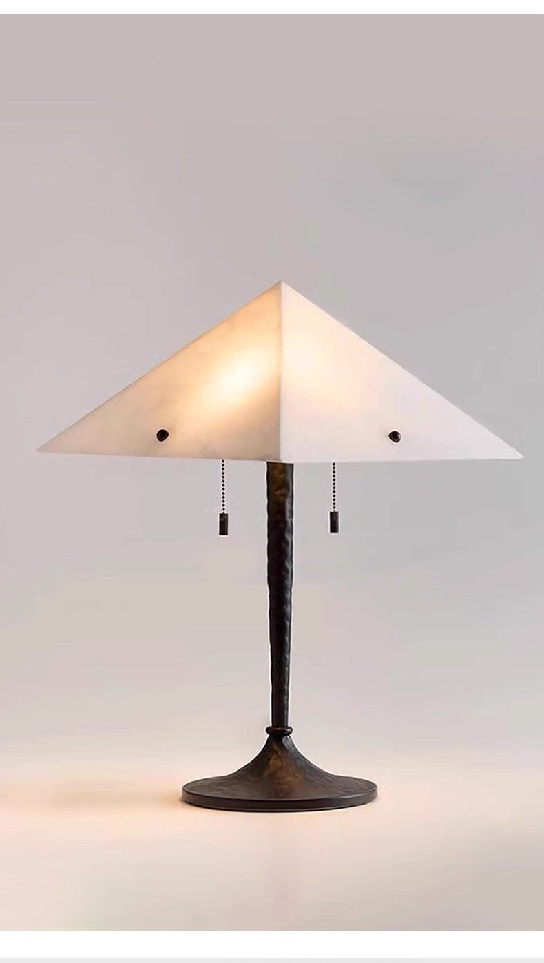 Apex Alabaster Prism Table Lamp