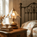 Butterfly Glow Tiffany Table Lamp