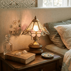 Butterfly Glow Tiffany Table Lamp
