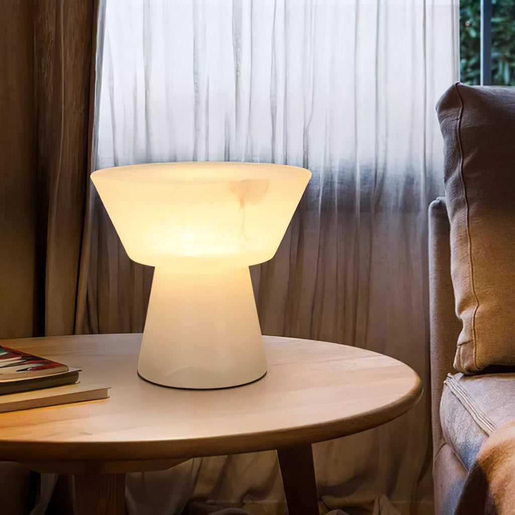 Beta Marble Alabaster Table Lamp