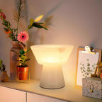 Beta Marble Alabaster Table Lamp
