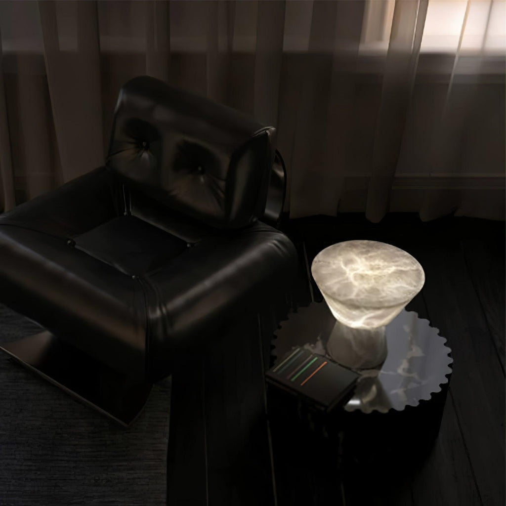 Beta Marble Alabaster Table Lamp