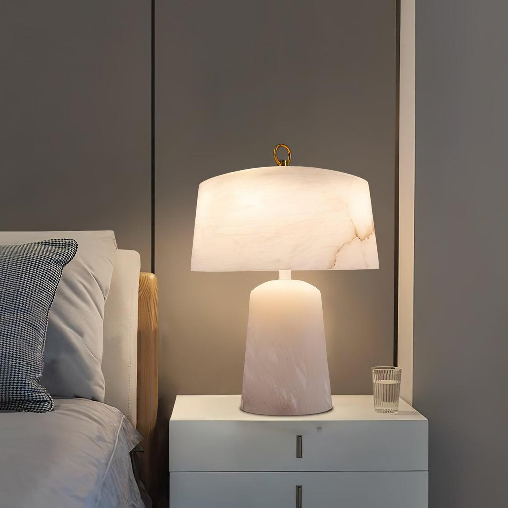 Aogashima Alabaster Table Lamp