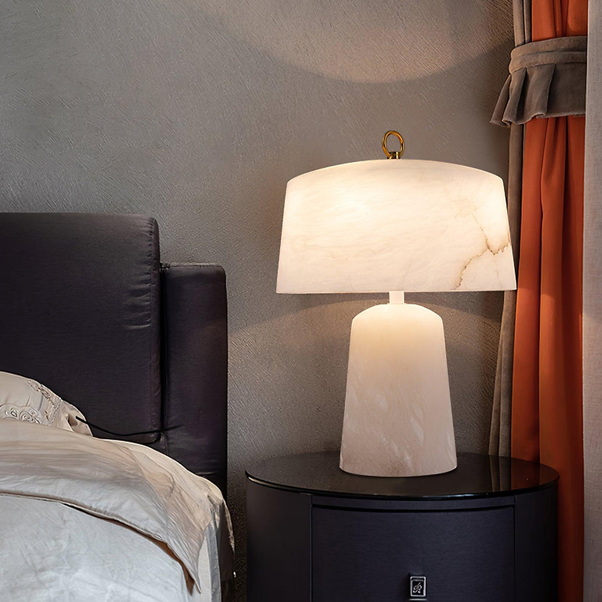 Aogashima Alabaster Table Lamp