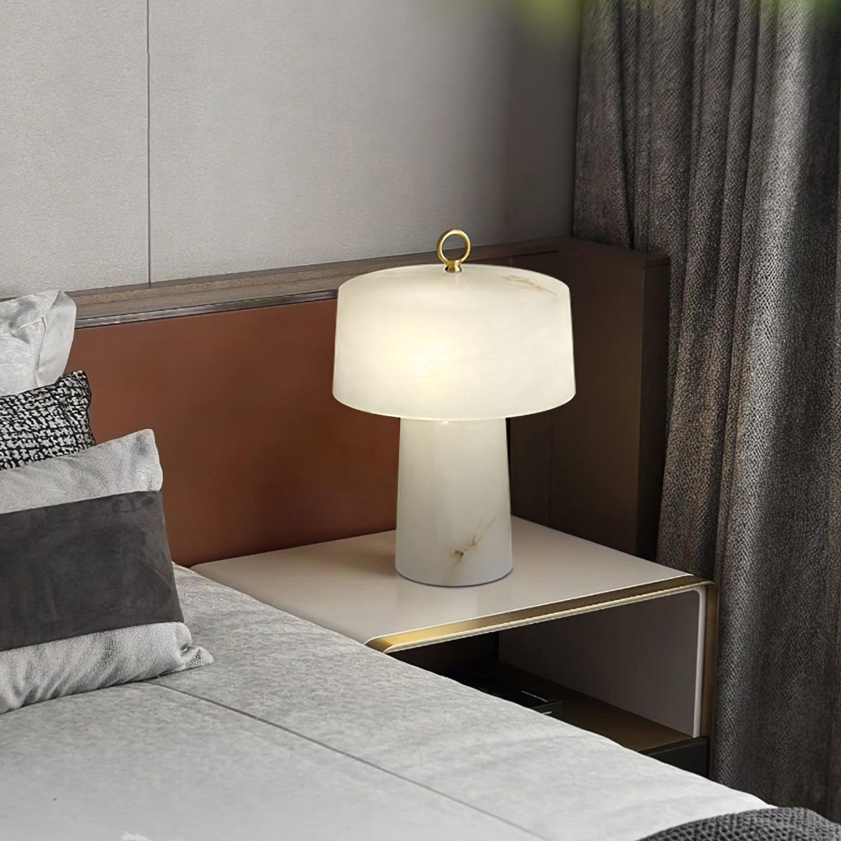Aogashima Alabaster Table Lamp