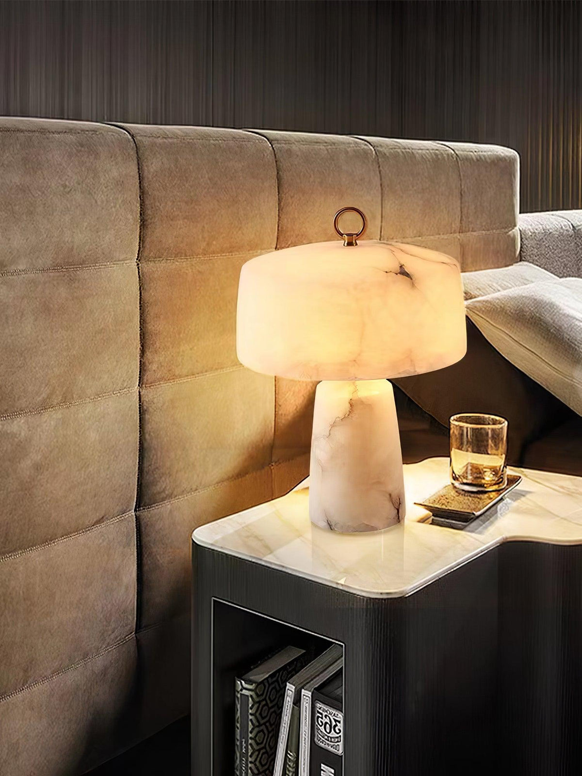 Aogashima Alabaster Table Lamp