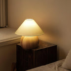 Corner Log Table Lamp