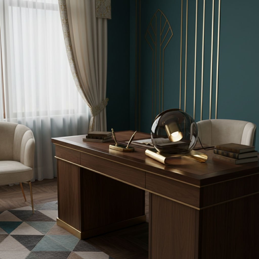 Anvia Glass Table Lamp